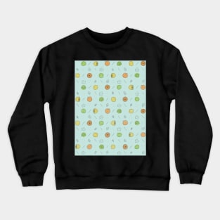 Citrus Fruits Crewneck Sweatshirt